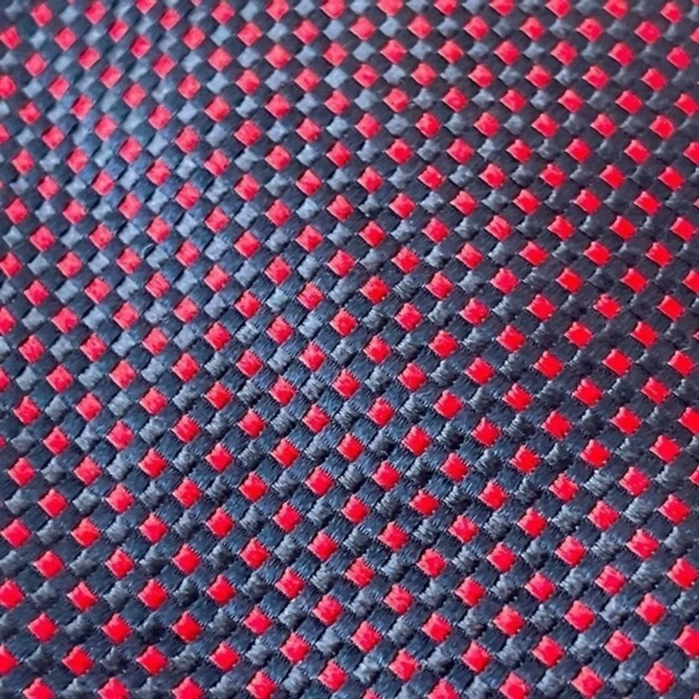 Ashley & Blake Navy Blue Burgundy Red Diamond Print Silk Mens Neck Tie 59
